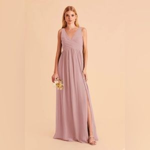 Birdy Grey Small Laurie Empire bridesmaid chiffon dress English Rose
